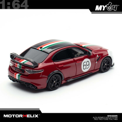 [Motorhelix] Alfa Romeo Giulia GTAm - Red Two-Tone/Italy