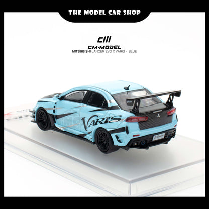 [CM Model] Mitsubishi Lancer Evo X Varis - Blue