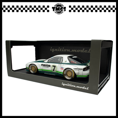 [Ignition Model] Pandem RX-7 (FC3S) - White/Green