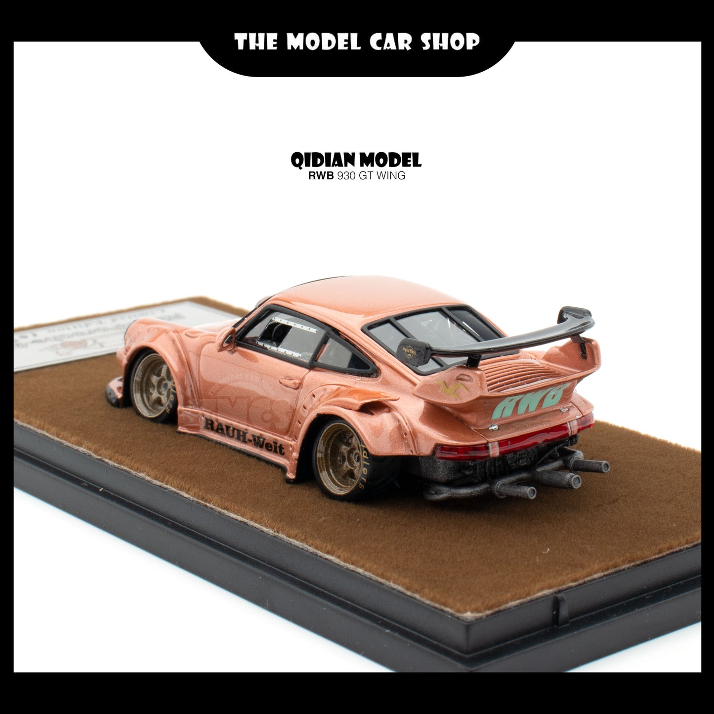 [Qi Dian] Resin RWB 930 GT Wing - Gold