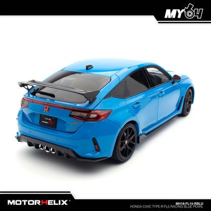 [Motorhelix] 1/18 Honda Civic Type-R FL5 - Racing Blue Pearl