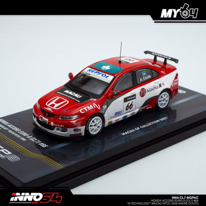 [INNO64] Honda Accord Euro-R (CL7) #66 "N.Technology" Macau WTCC 2008 Andre Couto