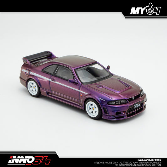 [INNO64] Nissan Skyline GT-R (R33) NISMO 400R - Midnight Purple II HONG KONG TOYCAR SALON 2023 SPECIAL EDITION