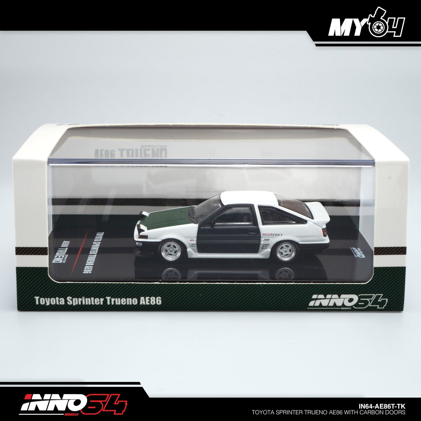 [INNO64] Toyota Sprinter Trueno AE86 With Carbon Doors