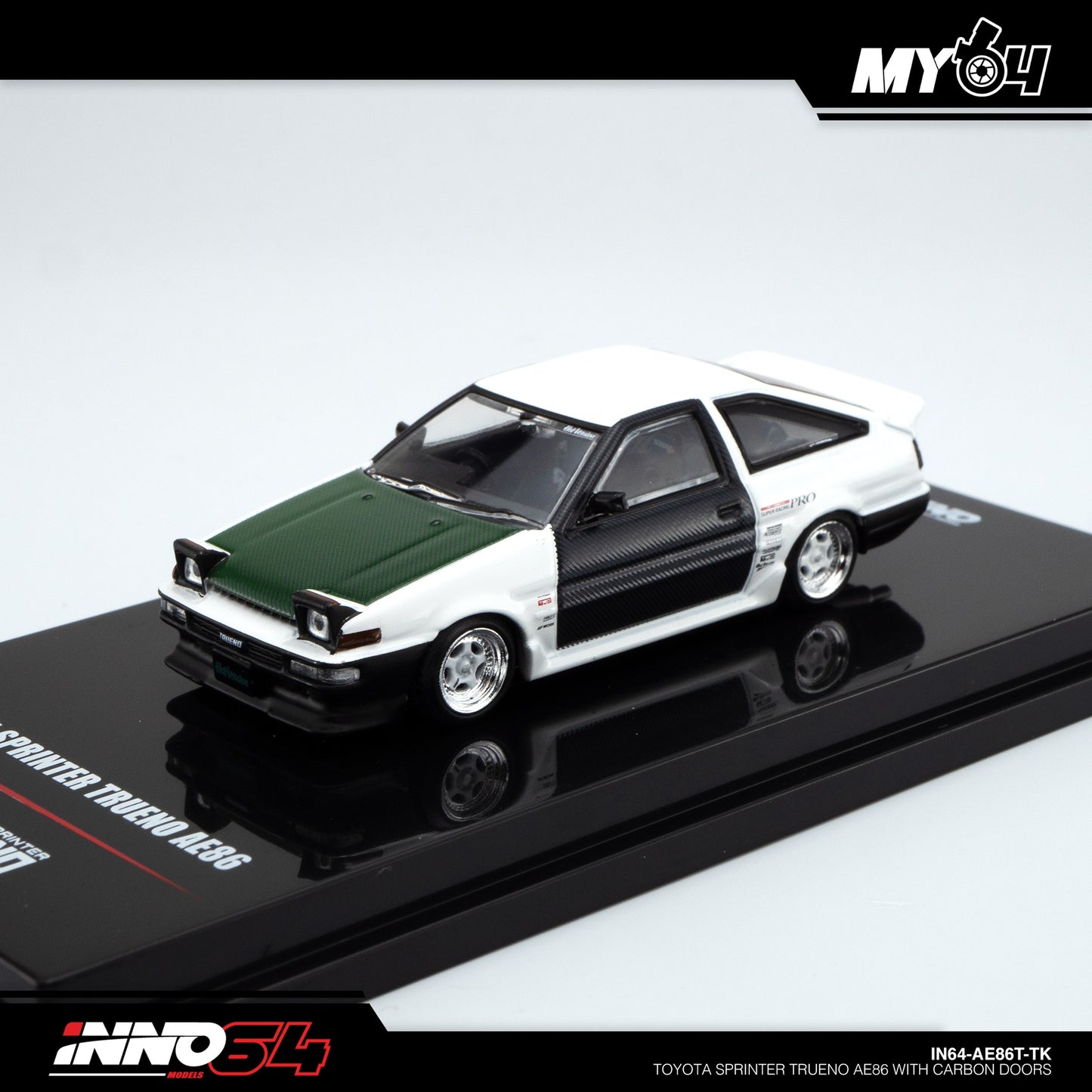 [INNO64] Toyota Sprinter Trueno AE86 With Carbon Doors