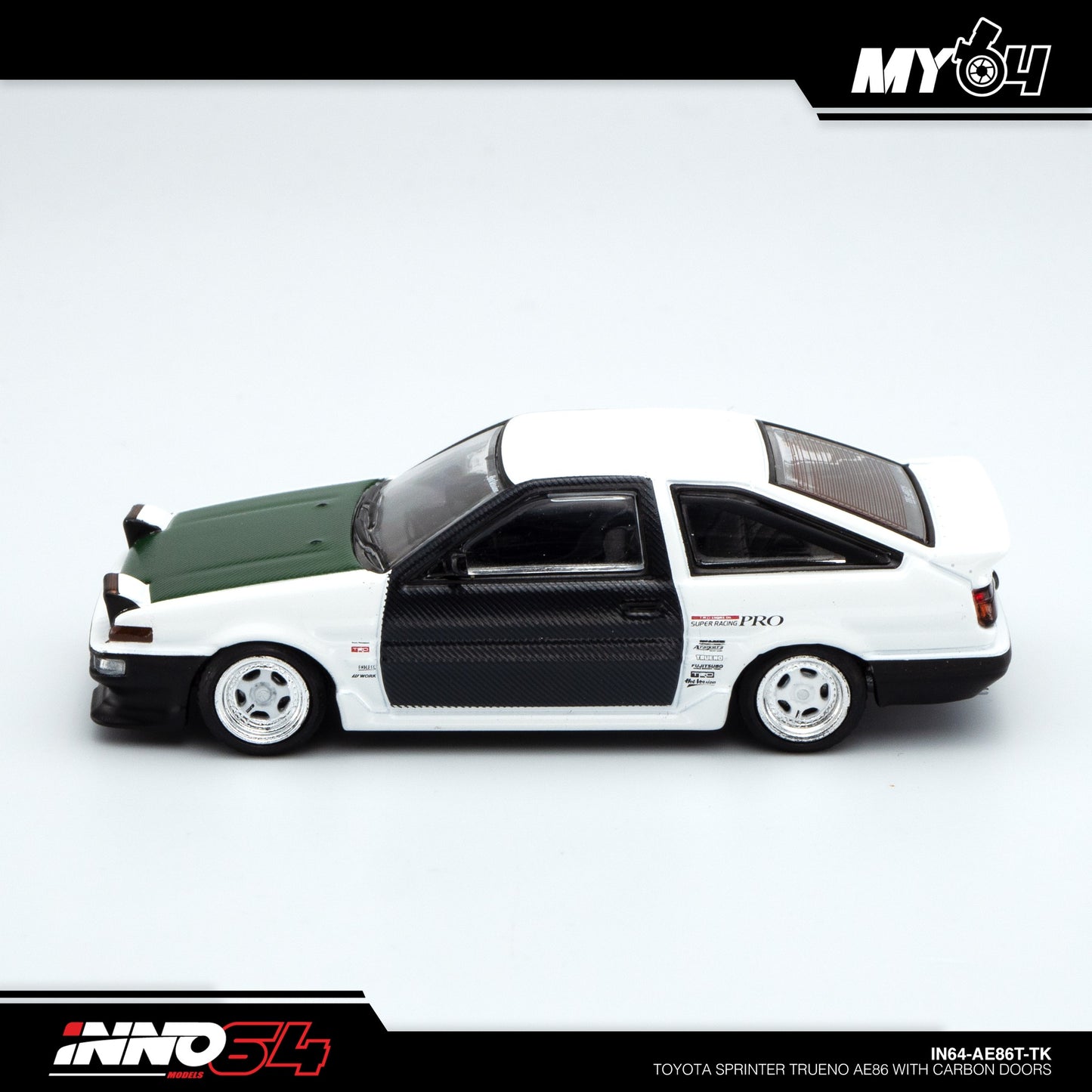 [INNO64] Toyota Sprinter Trueno AE86 With Carbon Doors