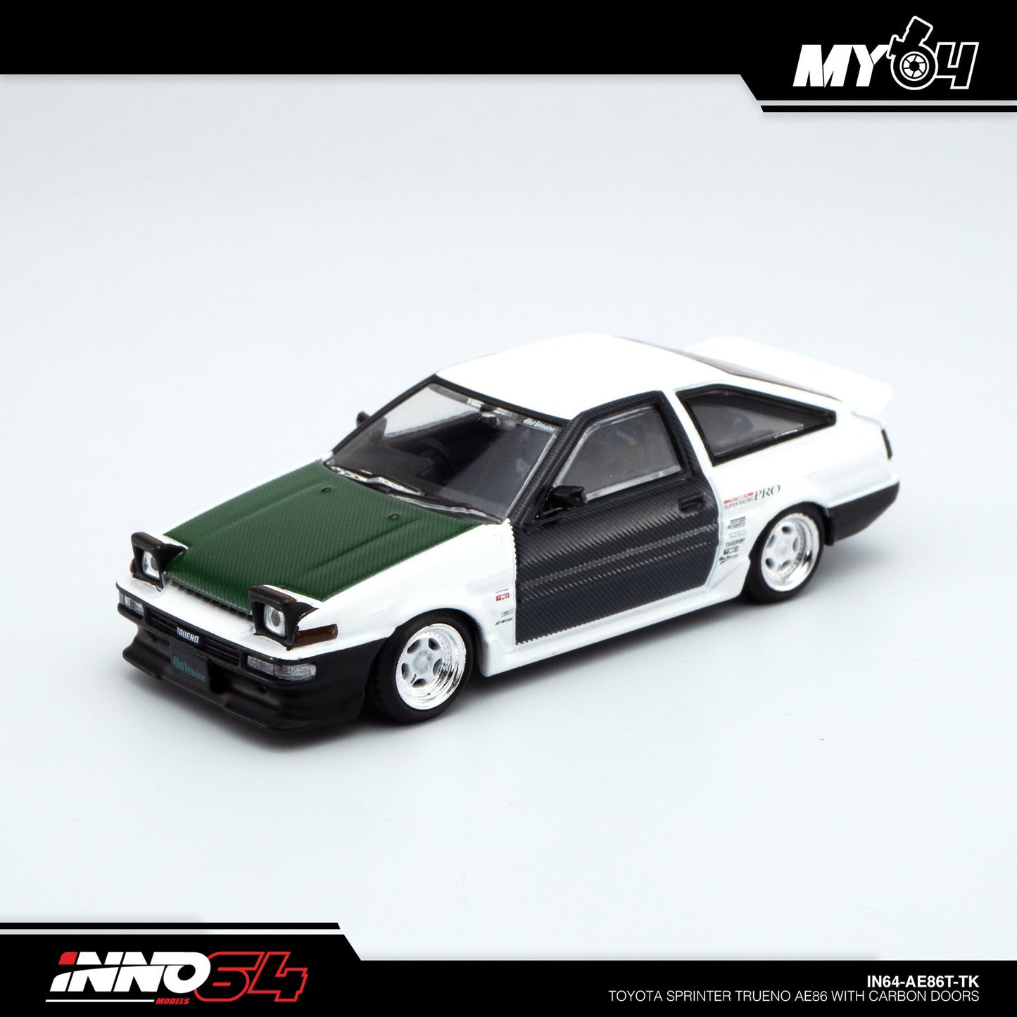 [INNO64] Toyota Sprinter Trueno AE86 With Carbon Doors