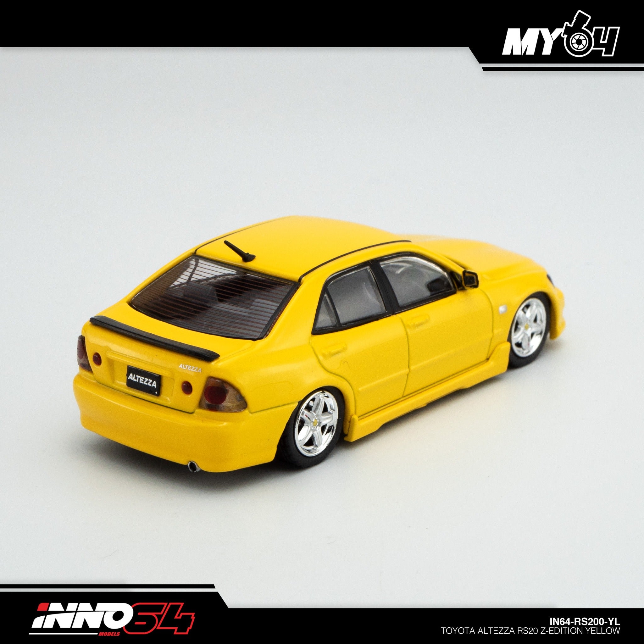 INNO 64] Toyota Altezza RS200 Z-Edition Yellow | The Model Car Shop