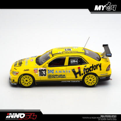 [INNO64] Toyota Altezza RS200 #163 "H Factory" N1 Super Taikyu 2002