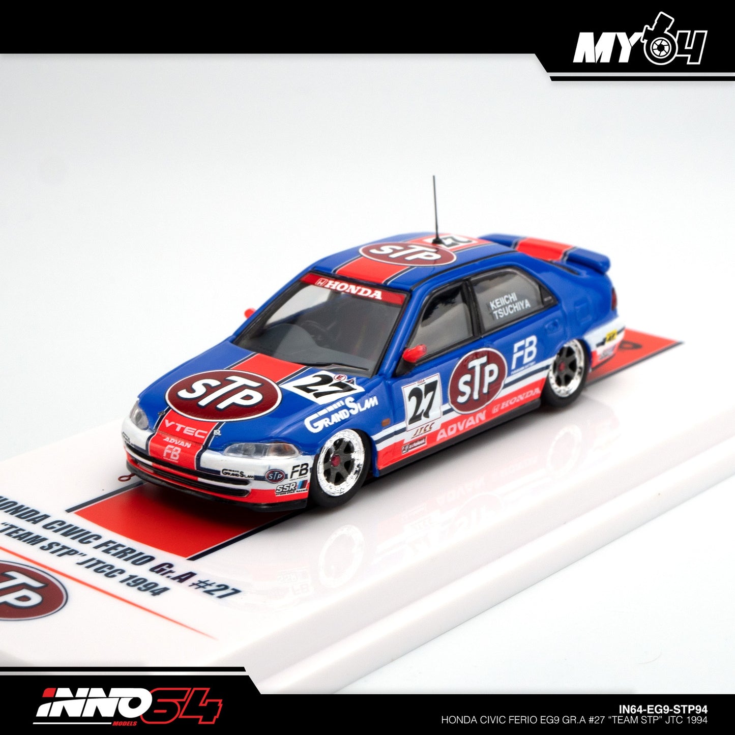 [INNO64] Honda Civic Ferio EG9 Gr.A #27 "Team STP" JTCC 1994