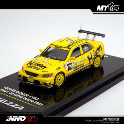 [INNO64] Toyota Altezza RS200 #163 "H Factory" N1 Super Taikyu 2002