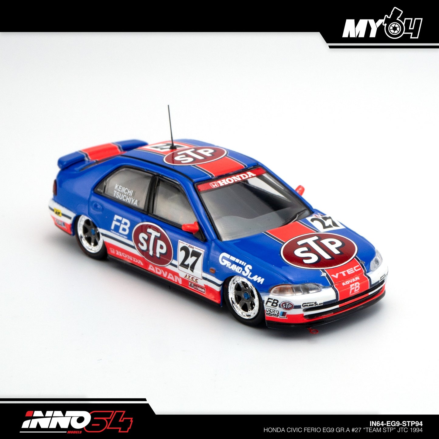 [INNO64] Honda Civic Ferio EG9 Gr.A #27 "Team STP" JTCC 1994