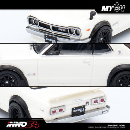 [INNO64] Nissan Skyline 2000 GT-R (KPGC10) - White