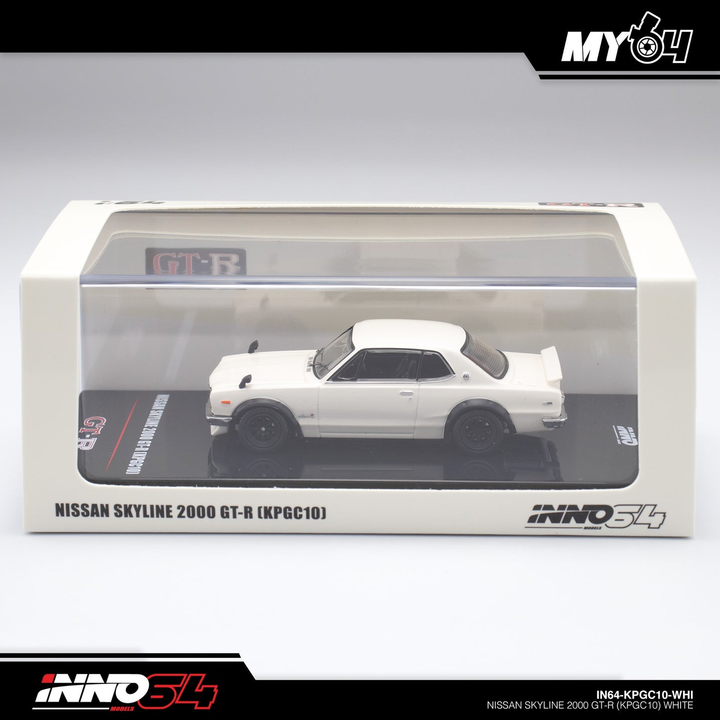 [INNO64] Nissan Skyline 2000 GT-R (KPGC10) - White