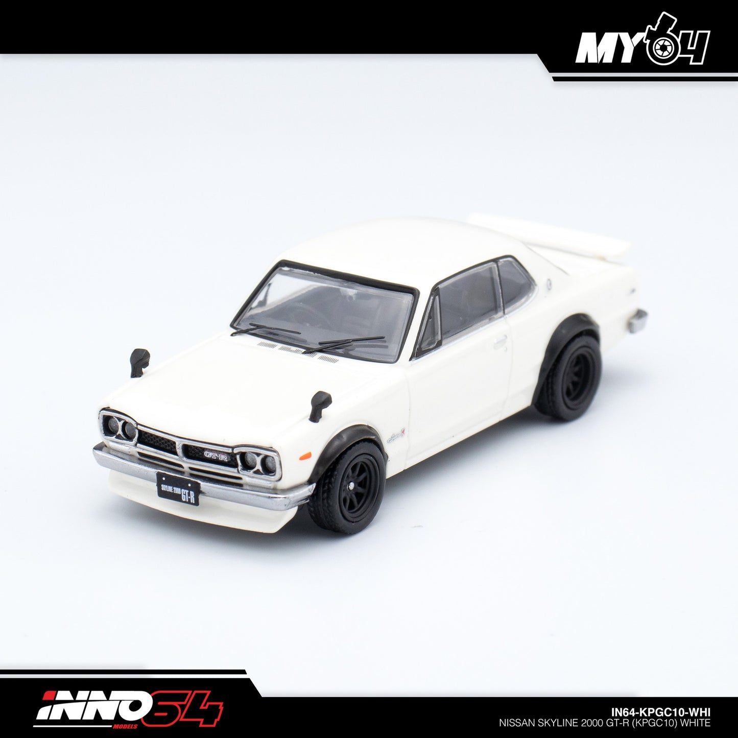 [INNO64] Nissan Skyline 2000 GT-R (KPGC10) - White