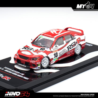 [INNO64] Toyota Altezza RS200 #10 Team RS*R Macau Guia Race 2001