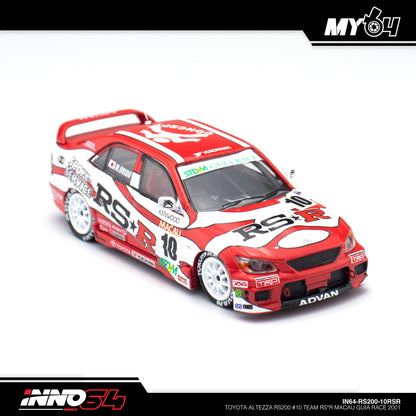 [INNO64] Toyota Altezza RS200 #10 Team RS*R Macau Guia Race 2001