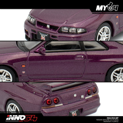 [INNO64] Nissan Skyline GT-R (R33) - Midnight Purple