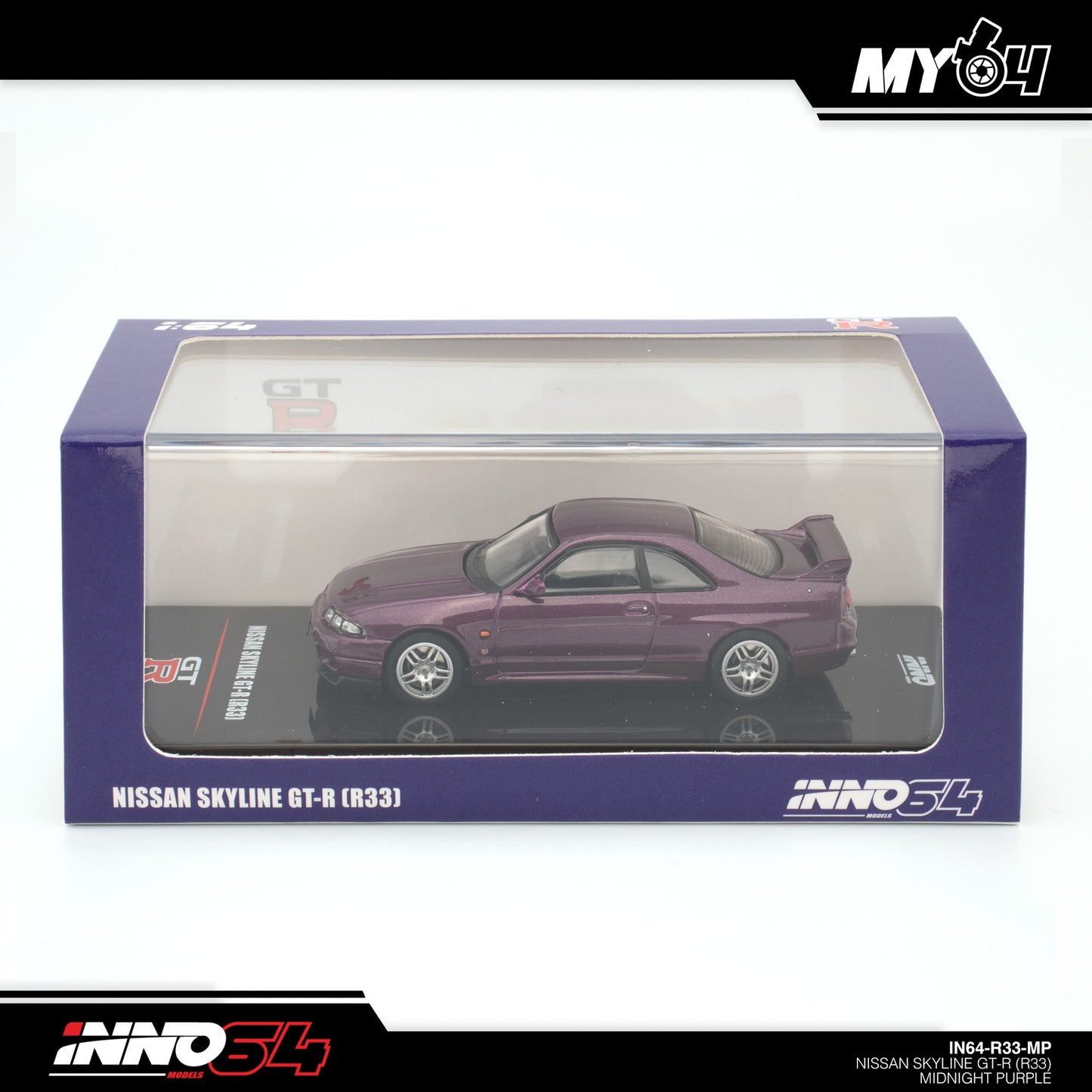 [INNO64] Nissan Skyline GT-R (R33) - Midnight Purple