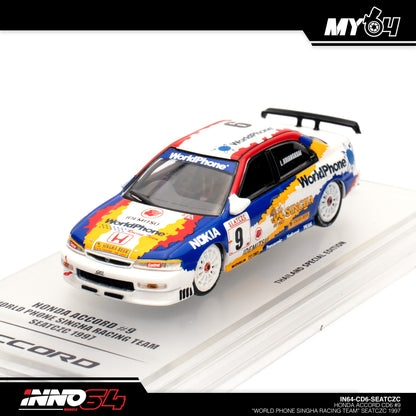 [INNO64] Honda Accord CD6 #9 "WORLD PHONE SINGHA RACING TEAM" SEATCZC 1997