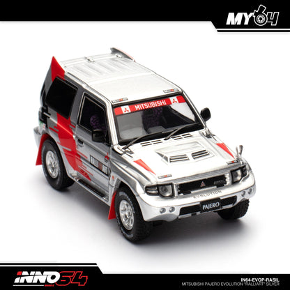 [INNO64] Mitsubishi Pajero Evolution "RALLIART" - Silver