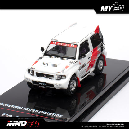 [INNO64] Mitsubishi Pajero Evolution "RALLIART" - White