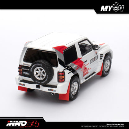 [INNO64] Mitsubishi Pajero Evolution "RALLIART" - White