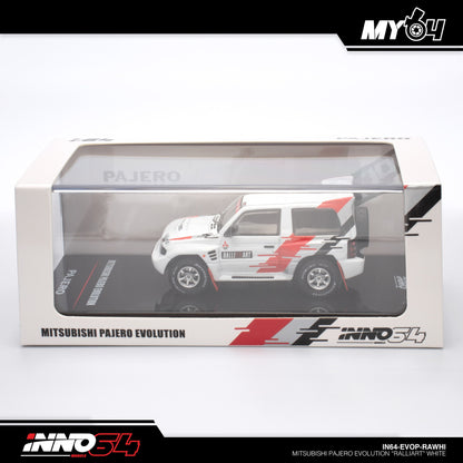 [INNO64] Mitsubishi Pajero Evolution "RALLIART" - White