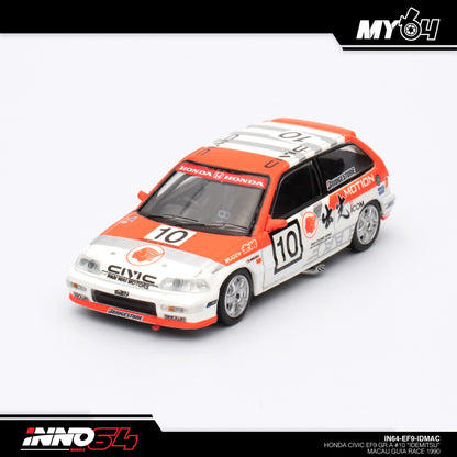 [INNO64] Honda Civic EF9 GR.A#10"IDEMITSU" Macau Gula Race 1990