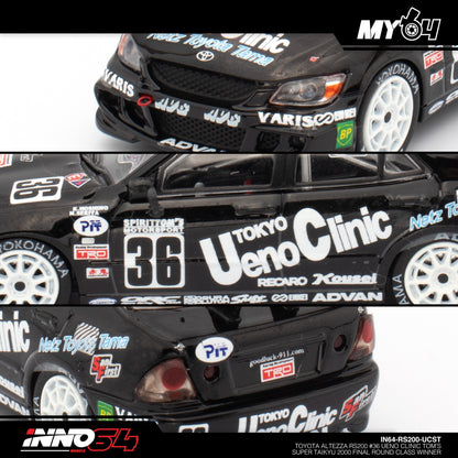 [INNO64] Toyota Altezza RS200 #36 Ueno Clinic Tom's Super Taikyu 2000 Final Round Class Winner