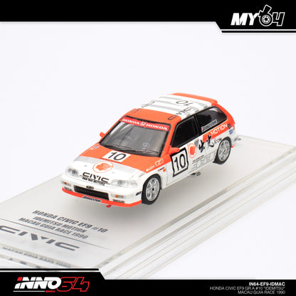 [INNO64] Honda Civic EF9 GR.A#10"IDEMITSU" Macau Gula Race 1990