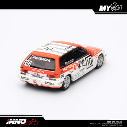 [INNO64] Honda Civic EF9 GR.A#10"IDEMITSU" Macau Gula Race 1990