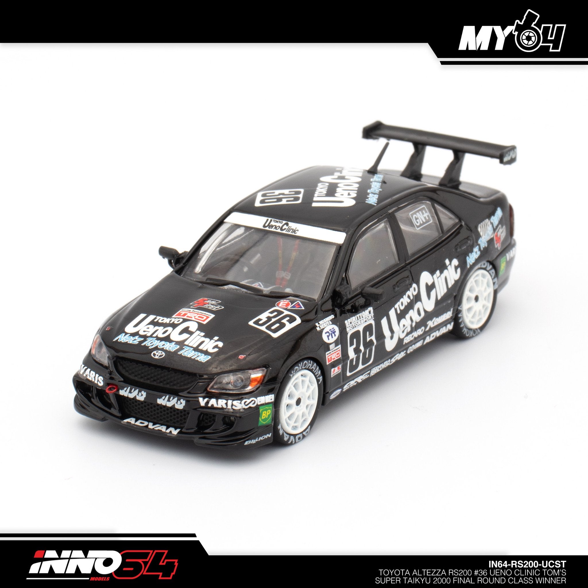 INNO64] Toyota Altezza RS200 #36 Ueno Clinic Tom's Super Taikyu 