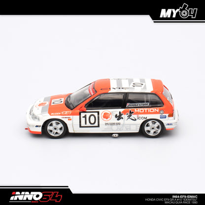 [INNO64] Honda Civic EF9 GR.A#10"IDEMITSU" Macau Gula Race 1990