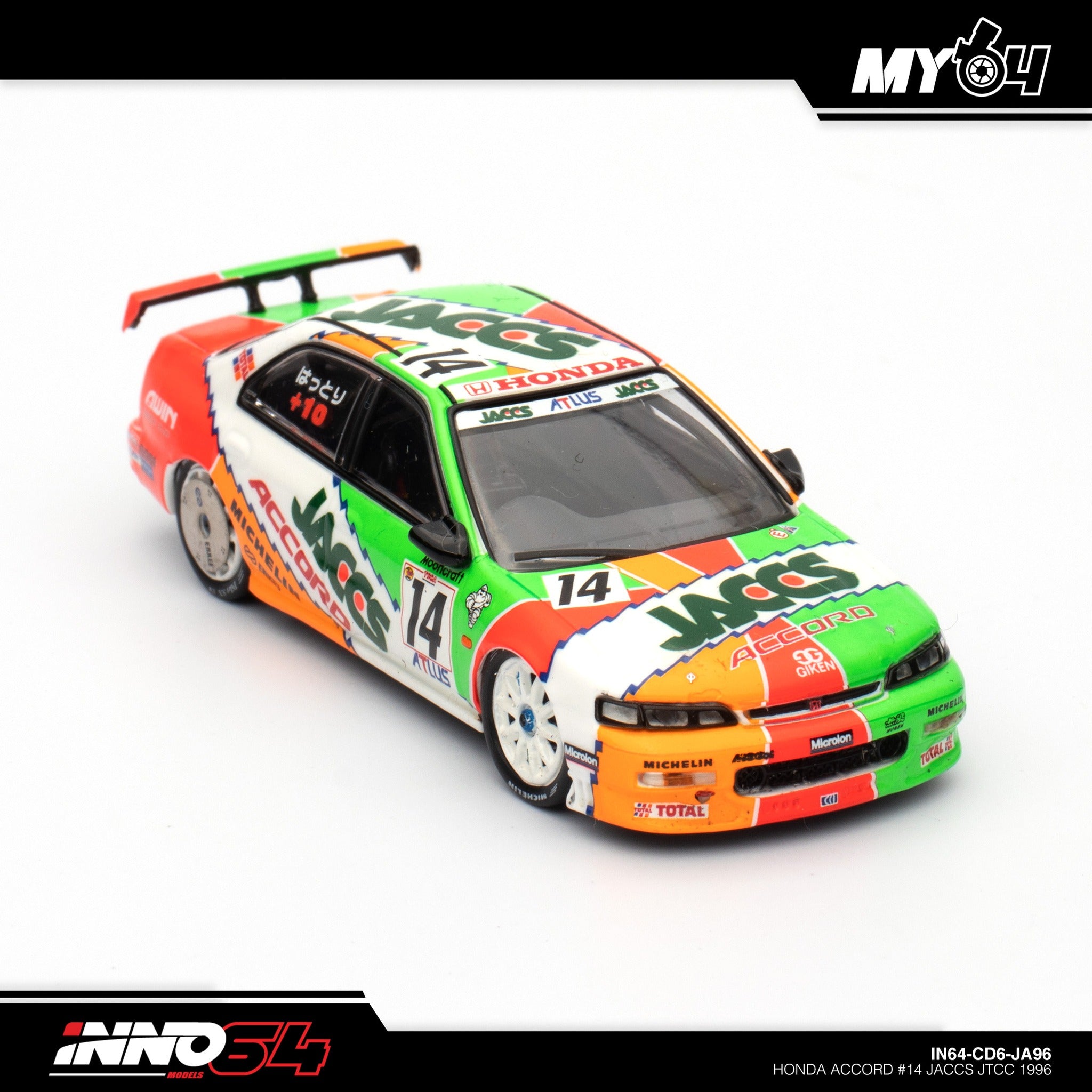 INNO64] Honda Accord #14 JACCS JTCC 1996 – The Model Car Shop