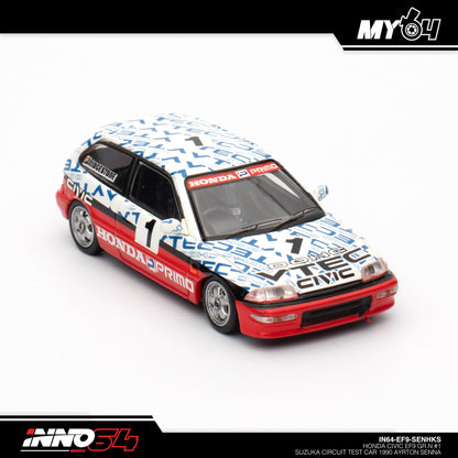 [INNO64] Honda Civic EF9 GR.N #1 Suzuka Circuit Test Car 1990 AYRTON SENNA