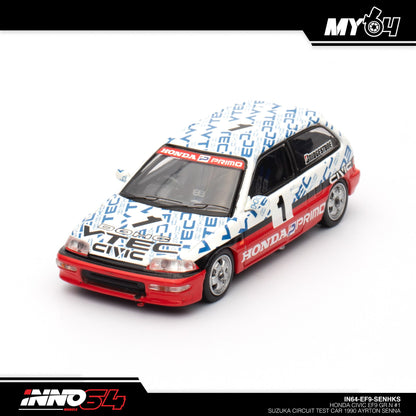 [INNO64] Honda Civic EF9 GR.N #1 Suzuka Circuit Test Car 1990 AYRTON SENNA