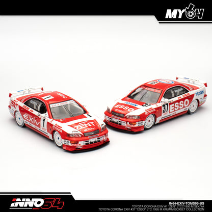 [INNO64] Toyota Corona EXIV #1 "ZENT" JTCC 1995 M.SEKIYA Toyota Corona EXIV #37 "ESSO" JTCC 1995 M.KRUMM Box Set Collection