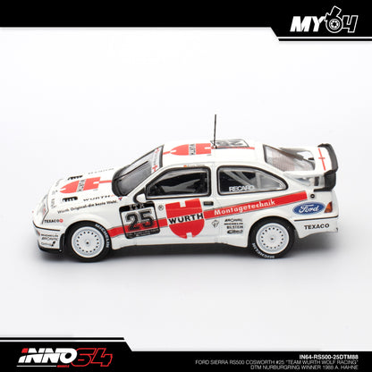 [INNO64] Ford Sierra RS500 Cosworth #25 "TEAM WURTH RACING" DTM Nurburgring Winner 1988 - A.Hahne