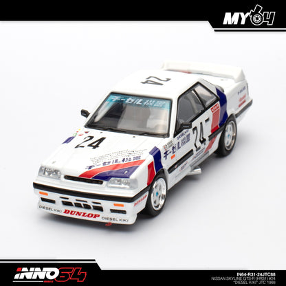 [INNO64] Nissan Skyline GTS-R (HR31) #24 "DIESEL KIKI" JTC 1988