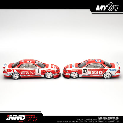 [INNO64] Toyota Corona EXIV #1 "ZENT" JTCC 1995 M.SEKIYA Toyota Corona EXIV #37 "ESSO" JTCC 1995 M.KRUMM Box Set Collection