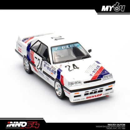 [INNO64] Nissan Skyline GTS-R (HR31) #24 "DIESEL KIKI" JTC 1988