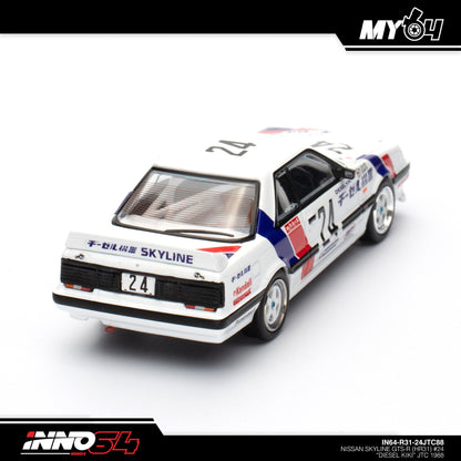 [INNO64] Nissan Skyline GTS-R (HR31) #24 "DIESEL KIKI" JTC 1988