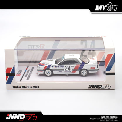 [INNO64] Nissan Skyline GTS-R (HR31) #24 "DIESEL KIKI" JTC 1988