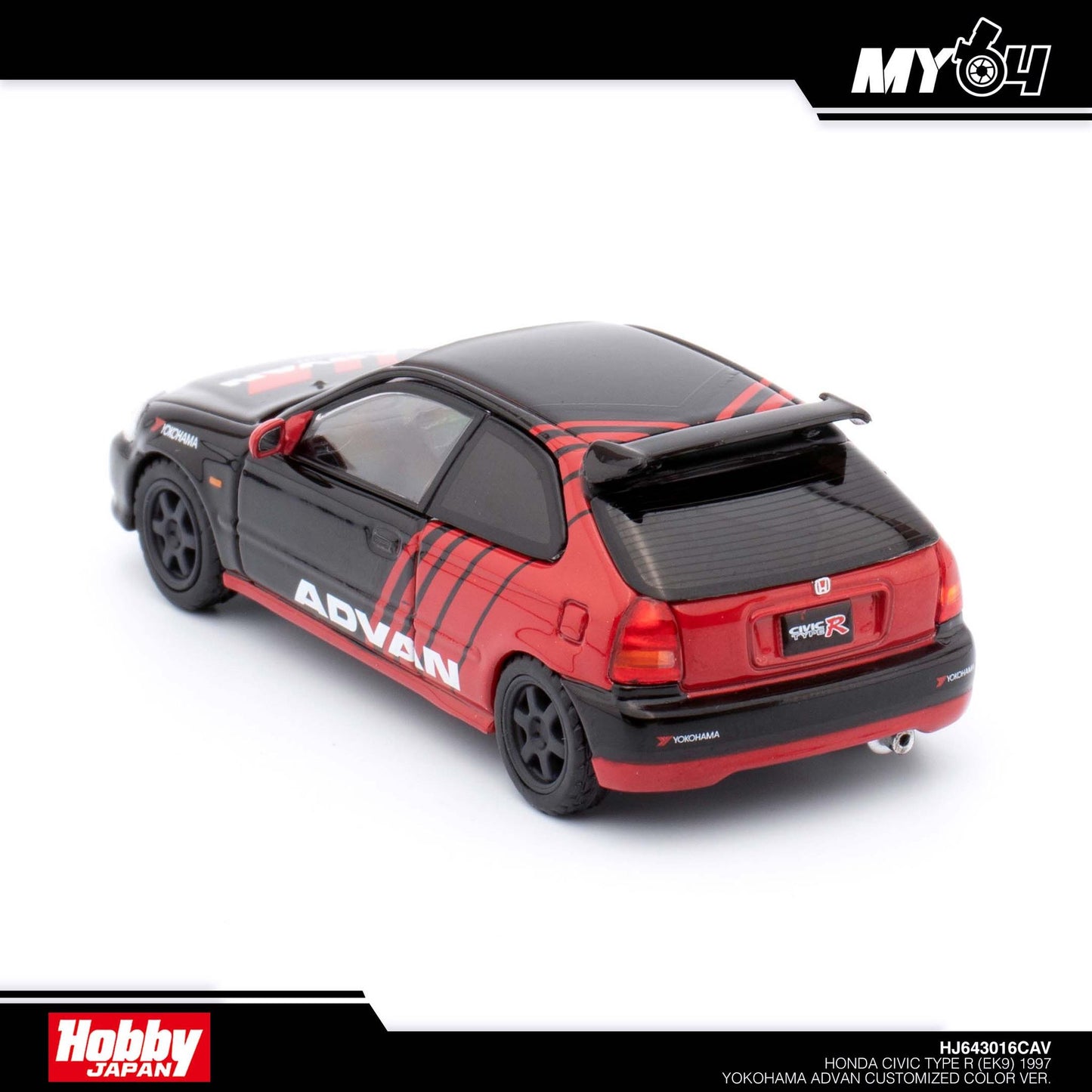 [Hobby Japan] Honda Civic TYPE R (E-EK9) 1997 YOKOHAMA ADVAN