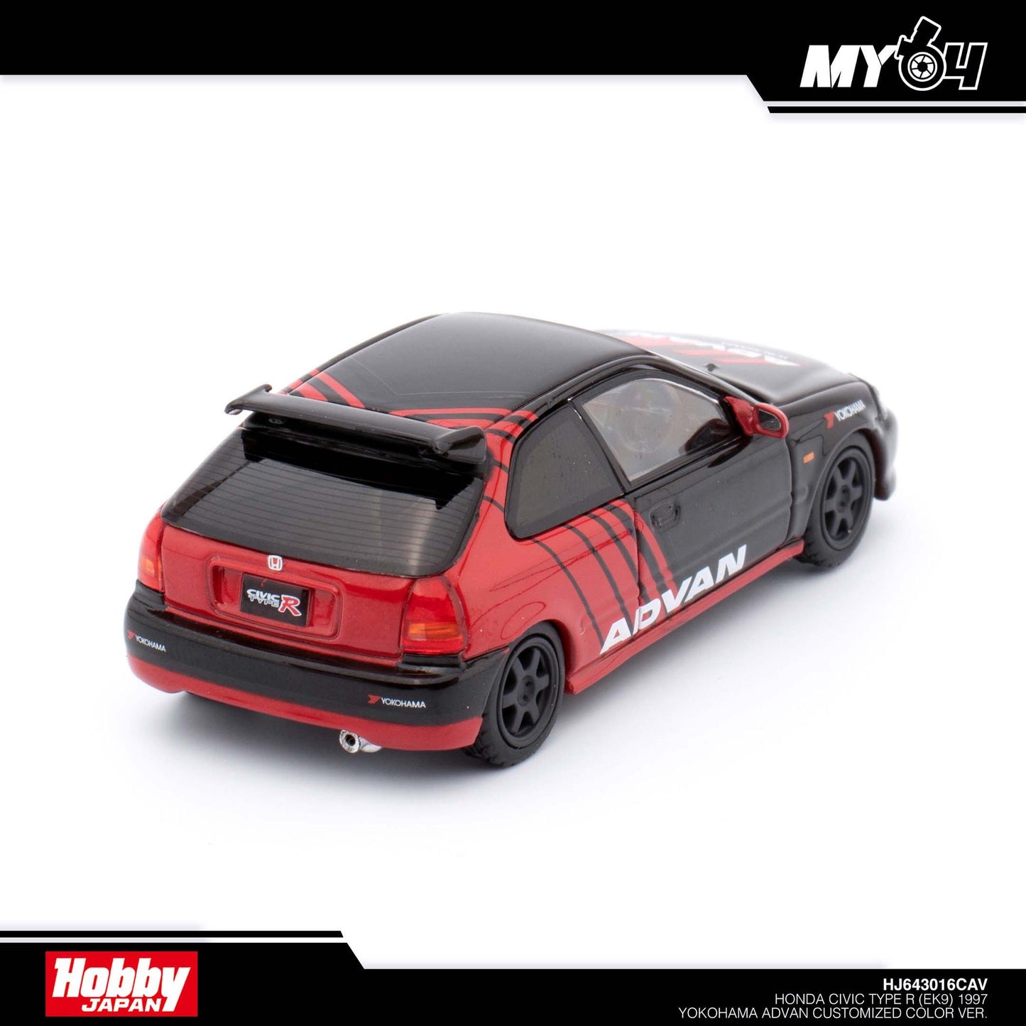 [Hobby Japan] Honda Civic TYPE R (E-EK9) 1997 YOKOHAMA ADVAN