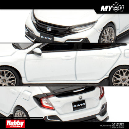 [Hobby Japan] Honda Civic H/B (FK7) 2020 - Platinum White (P)