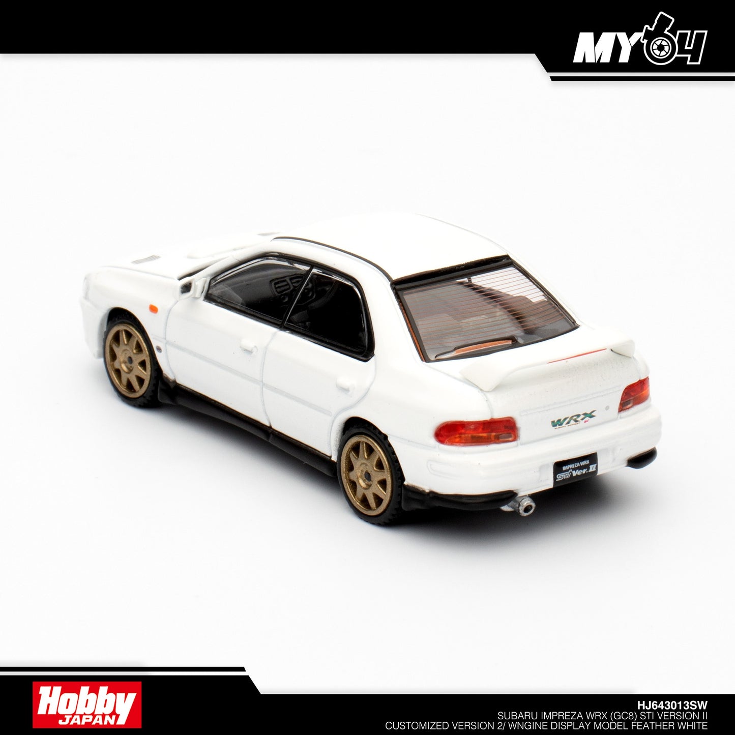 [Hobby Japan] Subaru Impreza WRX (GC8) STI Version II Customized Version w/Engine Display Model