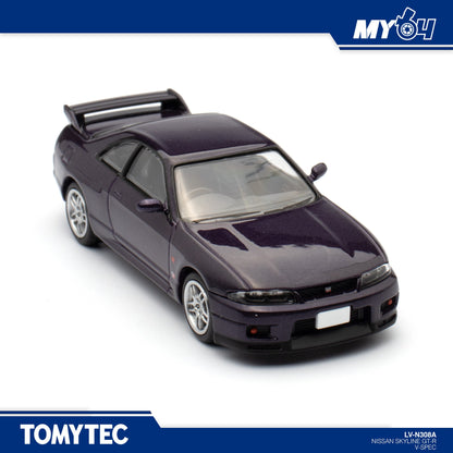 [TOMYTEC] Nissan Skyline GT-R V-spec purple 1995