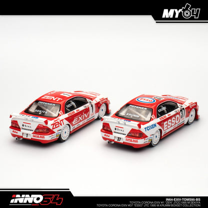 [INNO64] Toyota Corona EXIV #1 "ZENT" JTCC 1995 M.SEKIYA Toyota Corona EXIV #37 "ESSO" JTCC 1995 M.KRUMM Box Set Collection